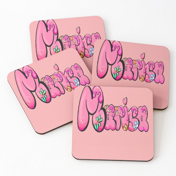 Item preview, Marisa popular girls and women personalized custom name in light pink designed and sold by Artonmytee.