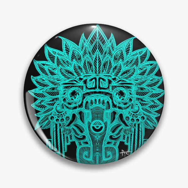 Item preview, Quetzalcoatl tongue blue designed and sold by UrielCalavera.