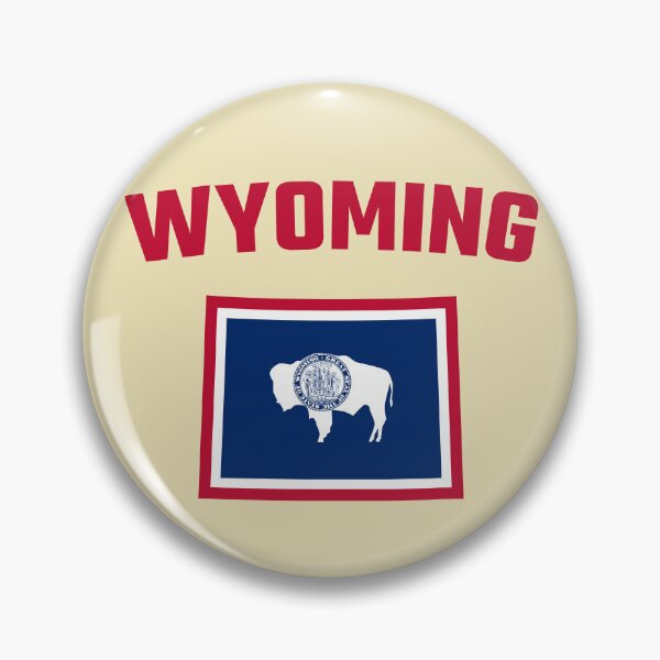 Item preview, Wyoming State Flag - Classic Western Bison Design designed and sold by mashmosh.
