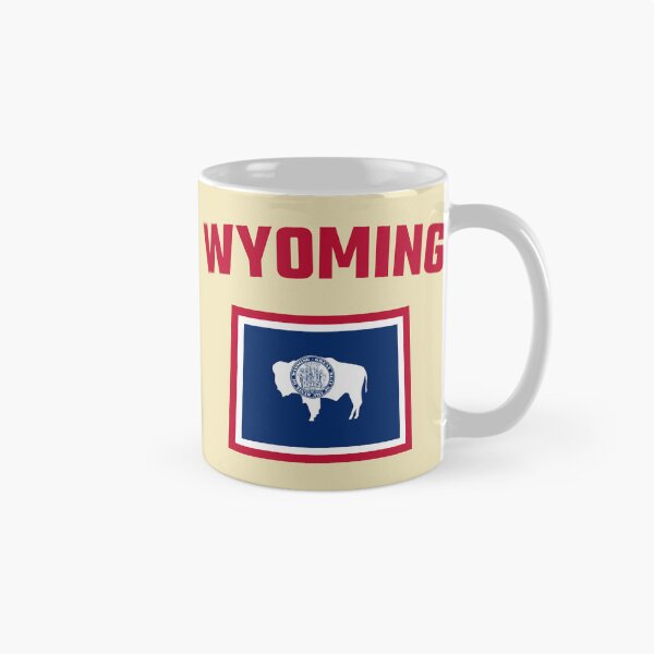 Item preview, Wyoming State Flag - Classic Western Bison Design designed and sold by mashmosh.