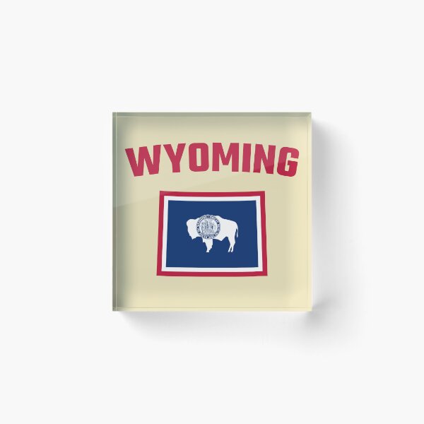 Item preview, Wyoming State Flag - Classic Western Bison Design designed and sold by mashmosh.