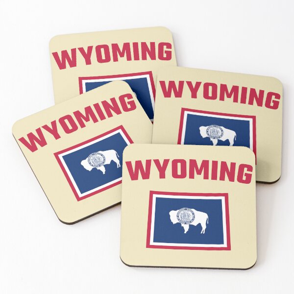 Item preview, Wyoming State Flag - Classic Western Bison Design designed and sold by mashmosh.