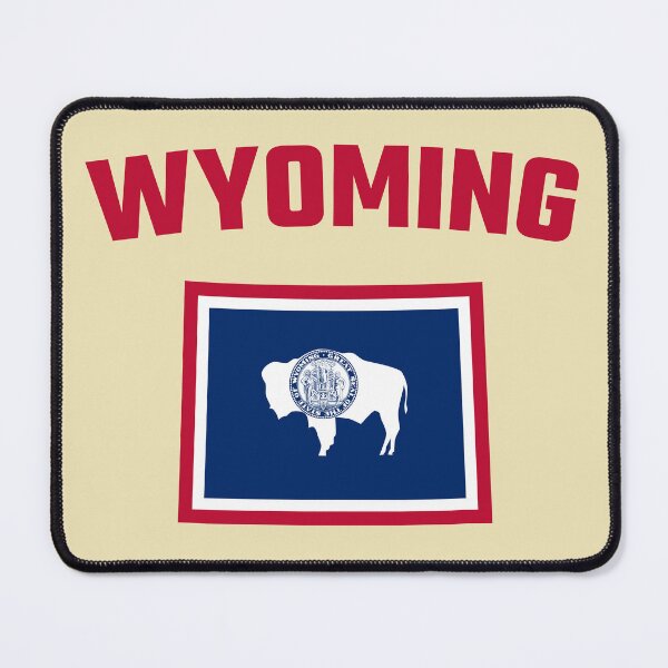 Item preview, Wyoming State Flag - Classic Western Bison Design designed and sold by mashmosh.