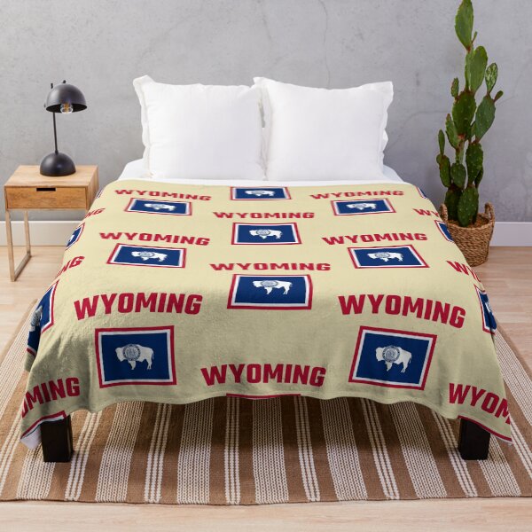 Item preview, Wyoming State Flag - Classic Western Bison Design designed and sold by mashmosh.