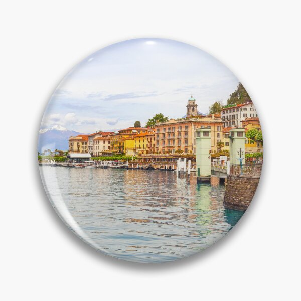 Item preview, Bellagio village view and flowers in Lake Como, Italy designed and sold by Stefano Orazzini.