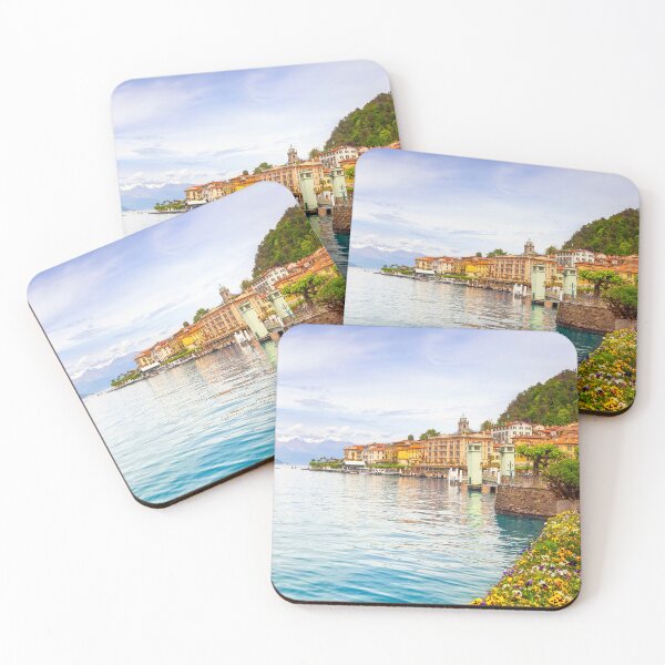 Item preview, Bellagio village view and flowers in Lake Como, Italy designed and sold by Stefano Orazzini.
