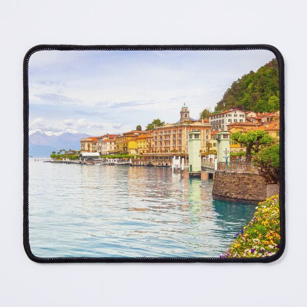 Item preview, Bellagio village view and flowers in Lake Como, Italy designed and sold by Stefano Orazzini.