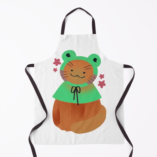 Item preview, Orange Cat in Frog Costume designed and sold by Asutip.
