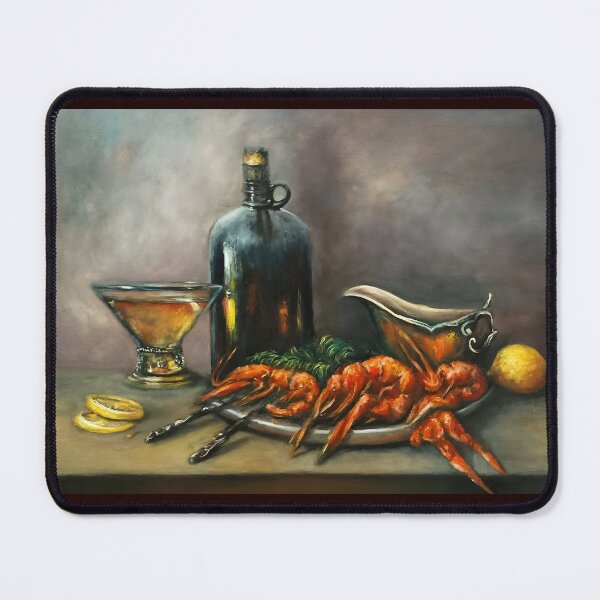 Item preview, Wine and crabs painting designed and sold by Natart1004.