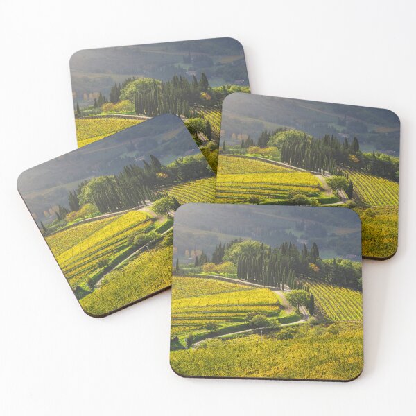 Item preview, Radda in Chianti landscape, vineyards in autumn. Tuscany, Italy designed and sold by Stefano Orazzini.