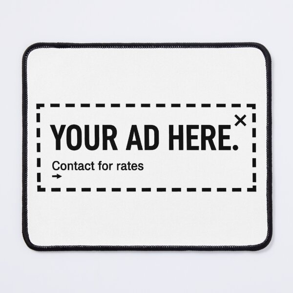 Item preview, Your Ad Here – Minimalist Pop Art Graphic Design designed and sold by Fuechse.