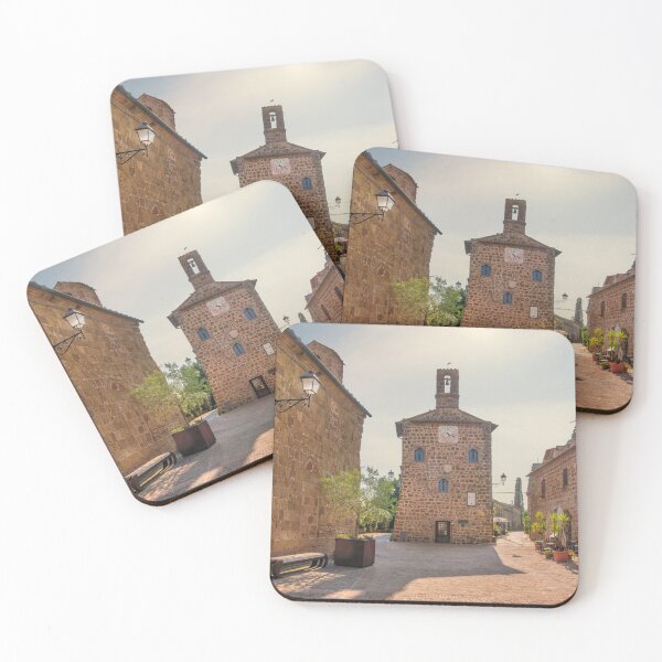Item preview, Sovana main square and medieval Town Hall building. Tuscany, Italy designed and sold by Stefano Orazzini.