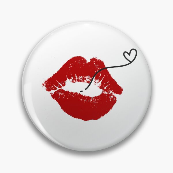 Item preview, Red Lips Love Shirt – Bold Romantic Kiss Valentine Design designed and sold by Artinkcreative.