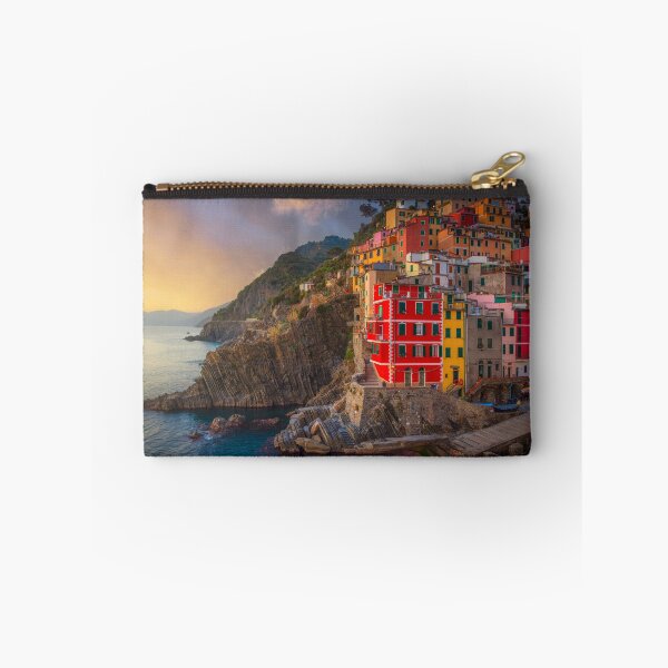 Item preview, Riomaggiore village view at sunset. Cinque Terre, Liguria region, Italy designed and sold by Stefano Orazzini.