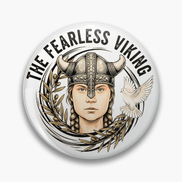 Item preview, THE FEARLESS VIKING, Greta Thunberg designed and sold by Lilja888.