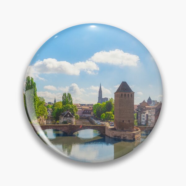 Item preview, Strasbourg, bridge Ponts Couverts and Cathedral. Alsace, France. designed and sold by Stefano Orazzini.