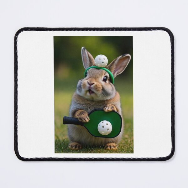 Item preview, Pickleball Playtime with the Cuddly Bunny designed and sold by BigPickleBalls.