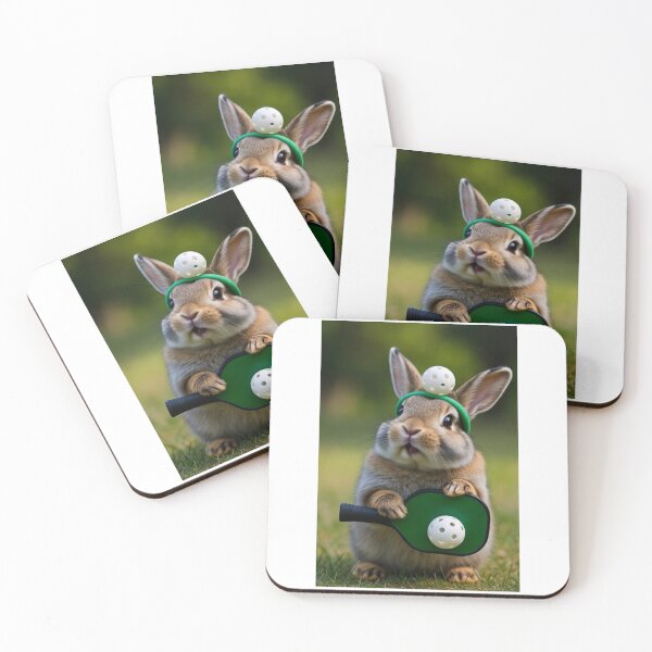 Item preview, Pickleball Playtime with the Cuddly Bunny designed and sold by BigPickleBalls.