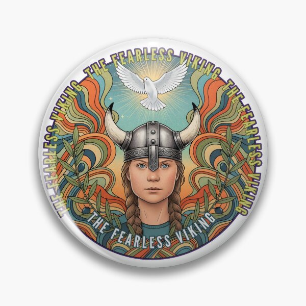 Item preview, THE FEARLESS VIKING,Greta Thunberg designed and sold by Lilja888.