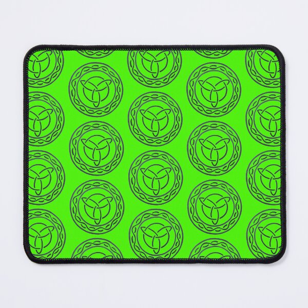 Item preview, Celtic Inspired Emblem Design Intricate Pattern Sheild Badge Unique Light Green Background designed and sold by Arniesart85.
