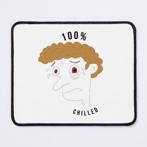 Item preview, 100% chilled man - ironic designed and sold by PenandFox.