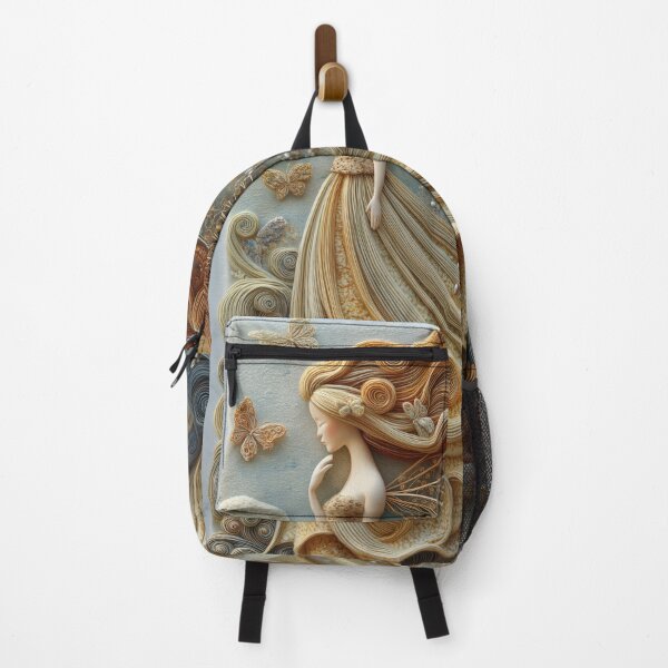 Item preview, Flow of Grace Ethereal Woman with Butterflies designed and sold by Rocky Mountain Artistry.