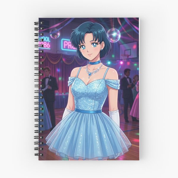 Item preview, Sailor Mercury 80s Prom designed and sold by Solace Sparkles.