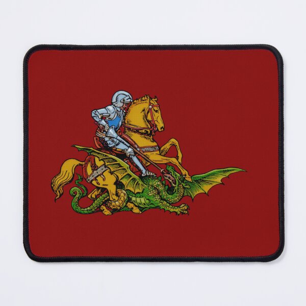 Item preview, Dragonslayer St. George and the Dragon 1906 colorized HD designed and sold by S-M-P-A.