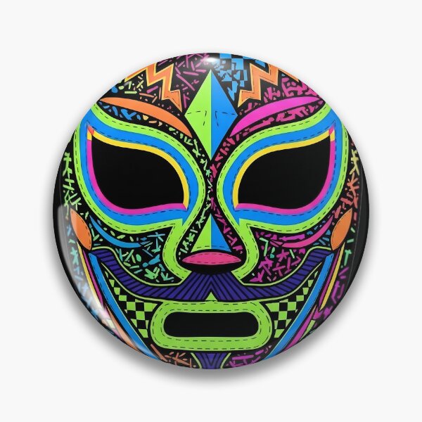 Item preview, Retro 80s Guy Faux Mexican Wrestling Mask designed and sold by Brendan Arthur Ring.