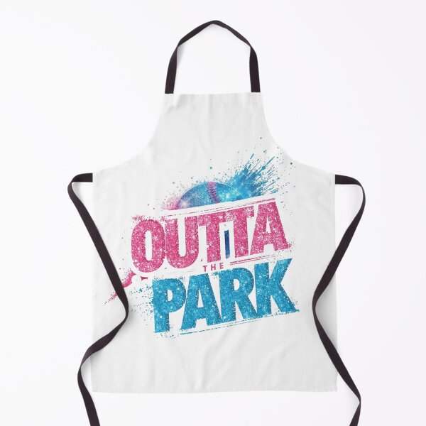Item preview, Outta The Park - Pink and Blue Glitter Softball Home Run Graphic designed and sold by CulDeSacCreate.