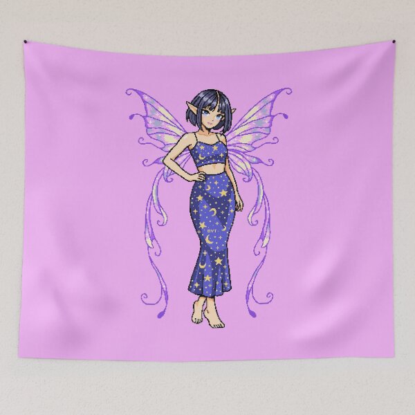 Item preview, Elia - Celestial Starkeeper Soft Goth Fairy - BYT Pixel Pixie designed and sold by yearningviolet.