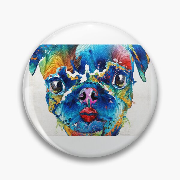 Item preview, Pugger Up Pug Dog Art designed and sold by Sharon Cummings Art.