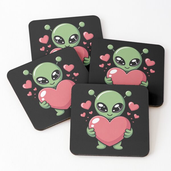 Item preview, Resident Alien Love – Funny Alien Valentine Sci-Fi Romance Design designed and sold by ALL ART .