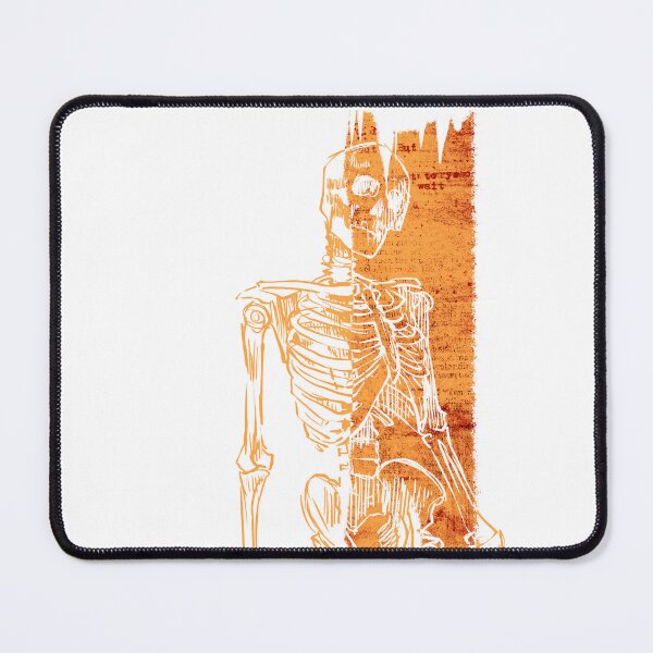 Item preview, Human – Orange Minimalist Skeleton designed and sold by DanniDan.