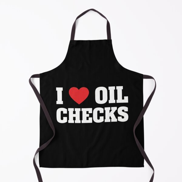 Item preview, Retro Auto Technician I Love Oil Checks mechanic designed and sold by GridText.