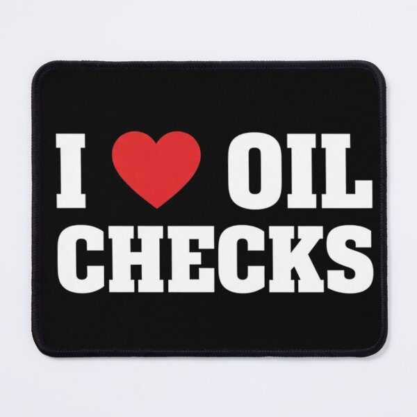 Item preview, Retro Auto Technician I Love Oil Checks mechanic designed and sold by GridText.