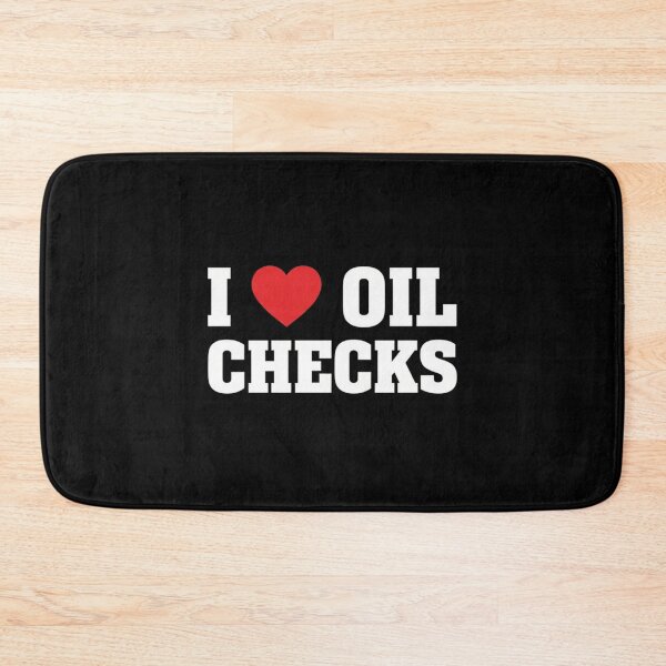 Item preview, Retro Auto Technician I Love Oil Checks mechanic designed and sold by GridText.