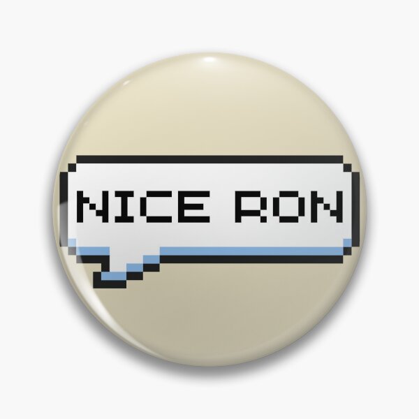 Item preview, Nice Ron Sticker designed and sold by Potato Quality Prints.