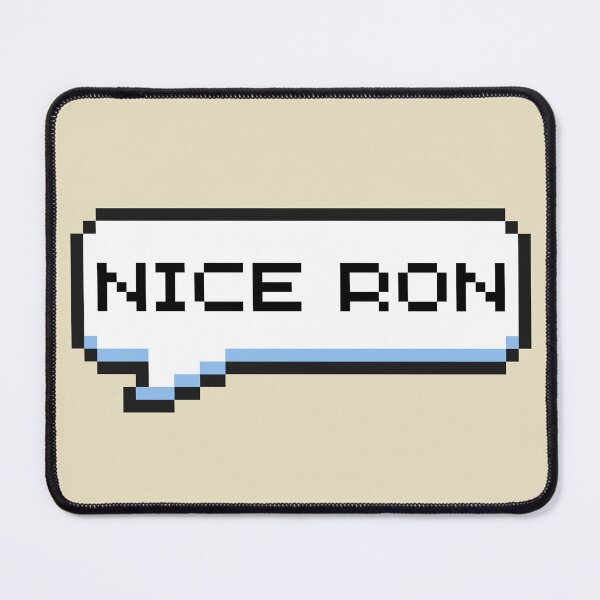Item preview, Nice Ron Sticker designed and sold by Potato Quality Prints.