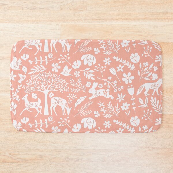 Item preview, Cute Woodland Animal Pattern Peach designed and sold by Brianaidesigns.