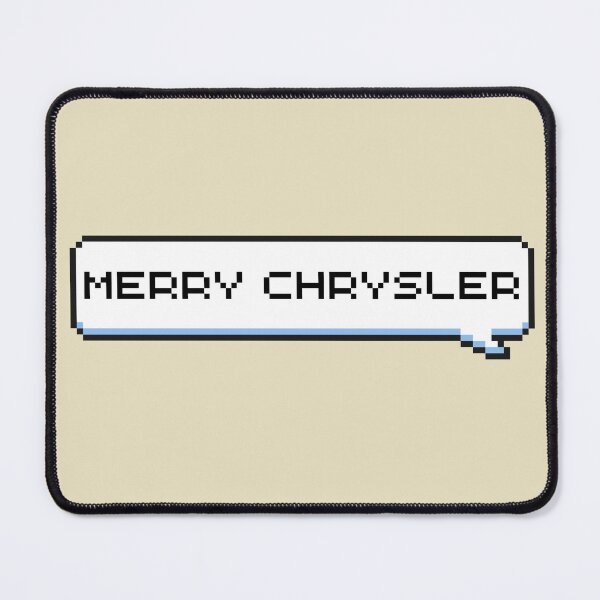 Item preview, Merry Chrysler Sticker designed and sold by Potato Quality Prints.