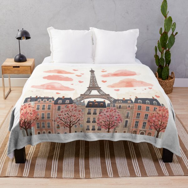 Item preview, Paris Love – Eiffel Tower Valentine Romantic Illustration designed and sold by Activity01.