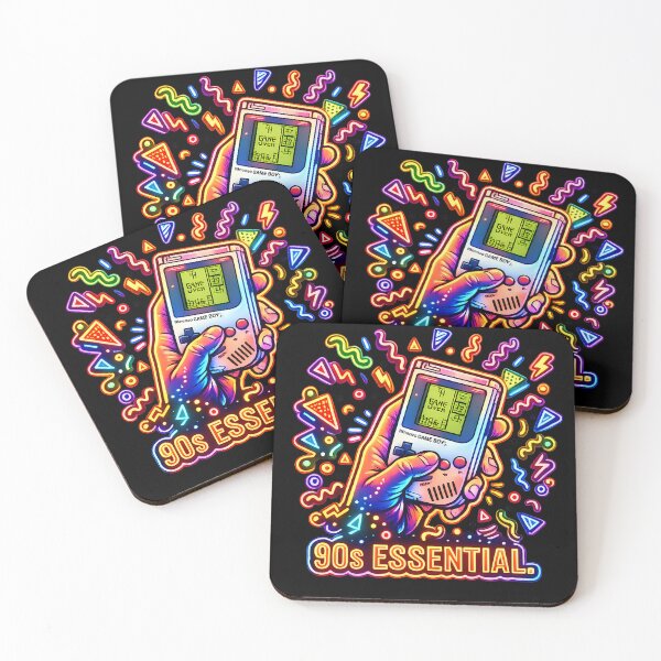 Item preview, Imprescindible de los 90: estética retro neón de Game Boy designed and sold by Neon_Soraya.