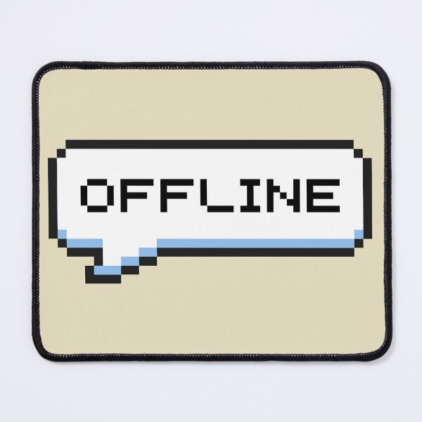 Item preview, Offline Sticker designed and sold by Potato Quality Prints.