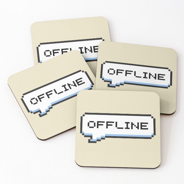Item preview, Offline Sticker designed and sold by Potato Quality Prints.