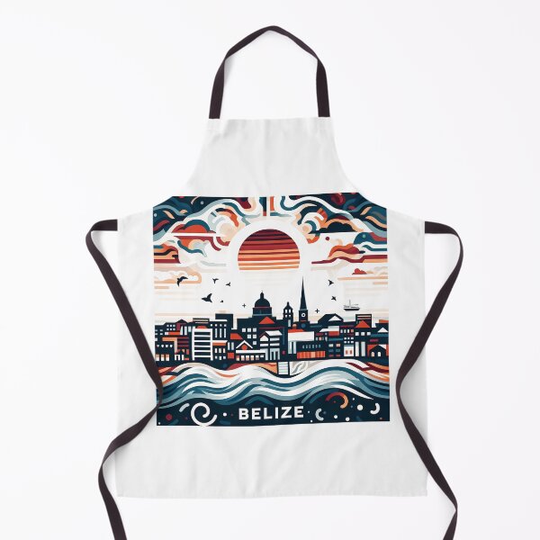 Item preview, Belize Cubist Art - Abstract Geometric Travel Poster designed and sold by OzzFrequency.