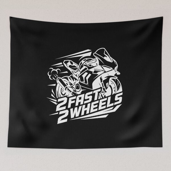 Item preview, 2 Fast 2 Wheels – Motorcycle Art, Racing Bike, Riding Lifestyle designed and sold by enzoade.