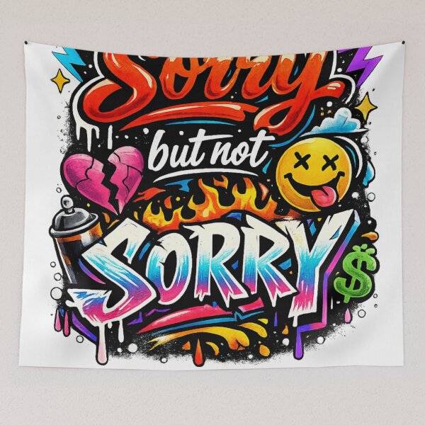 Item preview, Sorry But Not Sorry designed and sold by Rewind-Clothing.