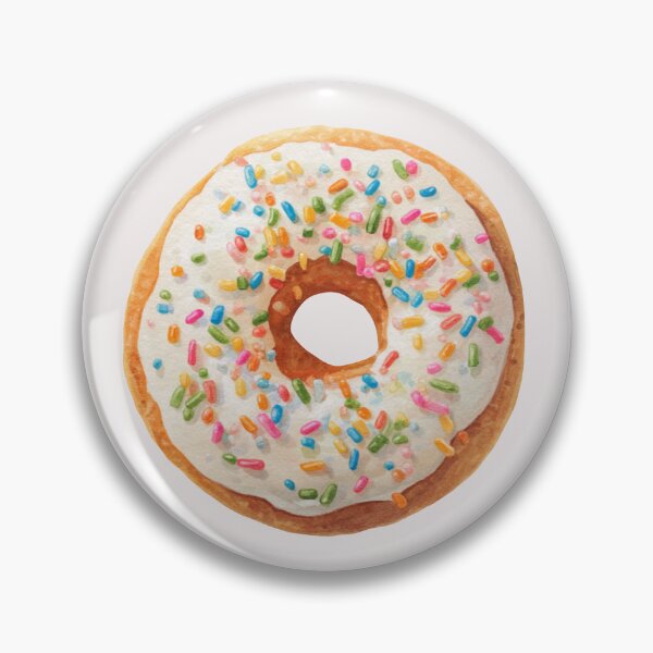 Item preview, Classic Sprinkle Doughnut designed and sold by Violet Peonies.