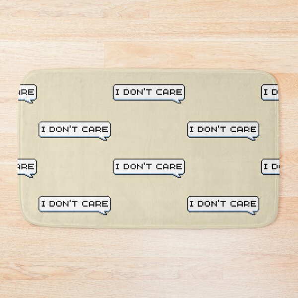 Item preview, I Dont Care Sticker designed and sold by Potato Quality Prints.